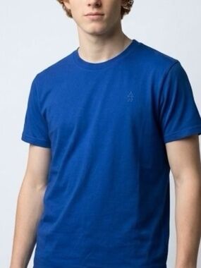 Aeropostale 87 Blue Tee Shirt Large Boys Crewneck